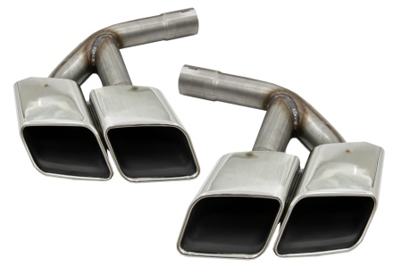 Ornamente toba compatibil cu AUDI Q7 4M 2015-2019 SQ7 Design Chrome doar pentru Benzina