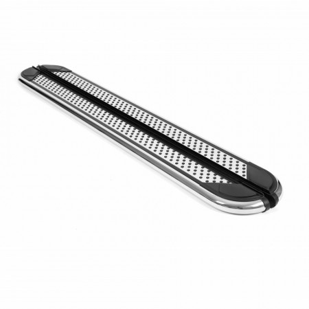 Praguri Laterale Trepte Laterale din inox si plastic compatibil cu Nissan Navara NP300 2015->