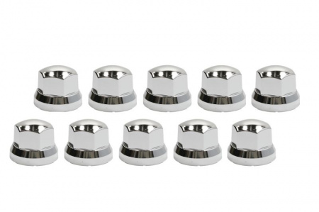 Set 10 capace pentru prezon/piulita roata camion, 32mm, cromate
