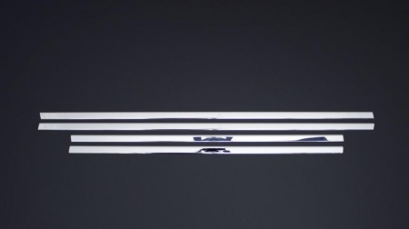 Set 4 ornamente inox chedere geam Hilux 2006-2015