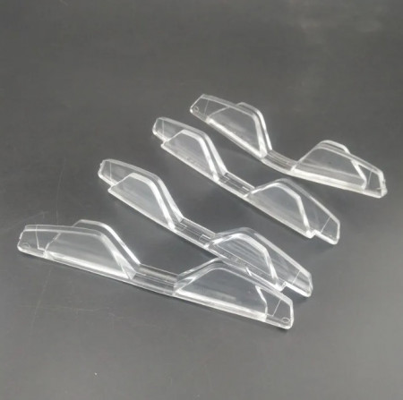 Set 4 ornamente transparente pentru protectie usi