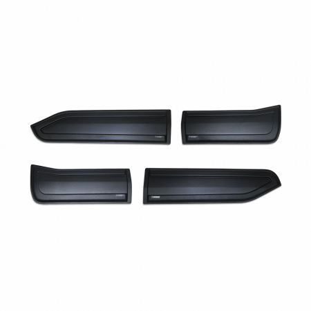 Set 4 Protectii laterale pentru usi compatibile VW Amarok 2023->, plastic ABS, calitate Premium