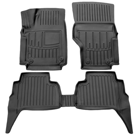 Set covorase auto cauciuc VW AMAROK 2010-2022 forma tavita 3D