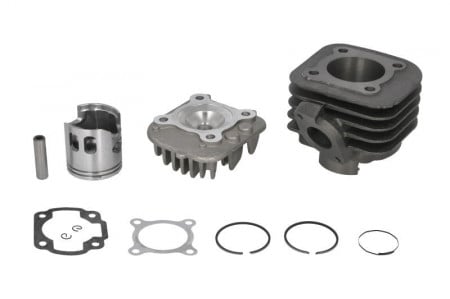 Set motor , cilindru , piston, segmenti, chiulasa si set garnituri 2T , capacitate 80cc compatibil cu Yamaha Neo'S Jog, Minarelli orizontal