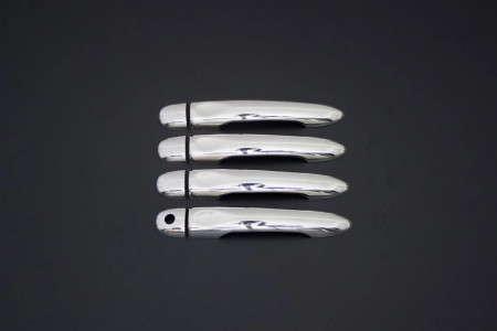 Set ornamente cromate manere portiere compatibile Renault Captur 2013-2019, fara senzor