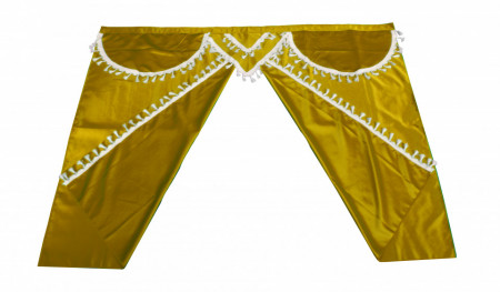 Set perdele Premium cabina camion, universal compatibil cu MAN, culoare crem