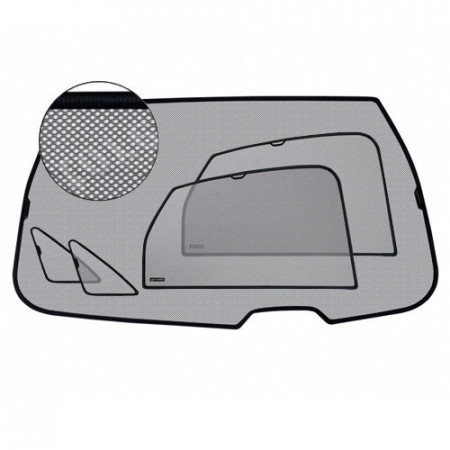 Set perdelutele auto pentru geamuri dedicate AUDI Q7 II 2016->