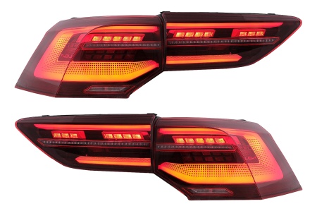 Stopuri Full LED compatibil cu VW Golf VIII Hatchback Mk8 MQB 2020-> cu Semnal Dinamic Secvential