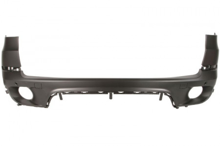 Bara spate compatibila cu BMW X5 E70 2010-2013 evacuare dubla, cu gauri pentru senzorii de parcare