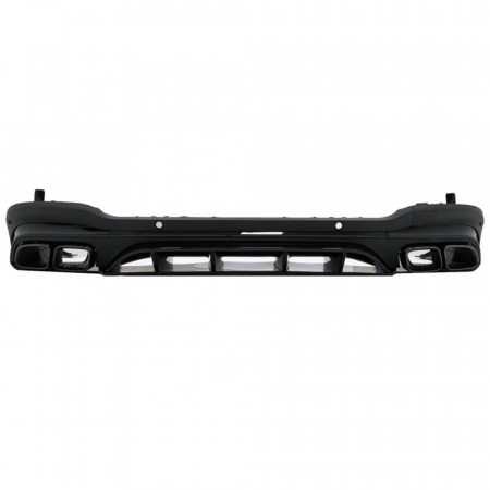 Difuzor Bara Spate compatibil cu Mercedes GLC X253 SUV 2020-> GLC63 Evacuari Negre Night Package Design