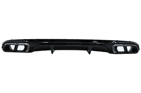 Difuzor Bara Spate cu Tobe Ornament compatibil cu Mercedes E-Class W213 S213 Standard 2016-2020 E63 Design