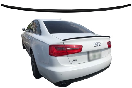 Eleron portbagaj compatibil cu AUDI A6 C7 4G 4 Usi 2011-2018 Negru Mat