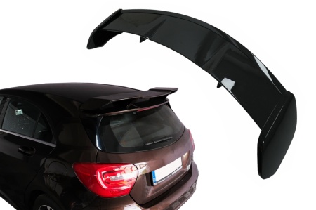 Eleron Portbagaj MERCEDES A-Class W176 2012-2018 A45 Design Negru Lucios