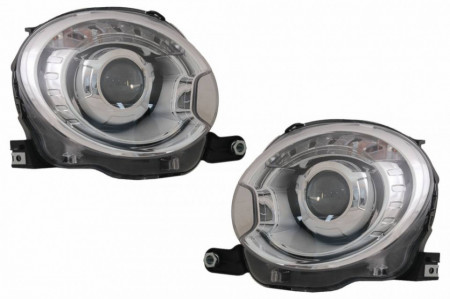 Faruri compatibil cu Fiat 500 Hatchback (2007-2015) Crom