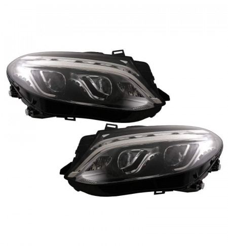 Faruri Full LED compatibil cu Mercedes M-Class W166 (2012-2015) doar cu conversie la GLE