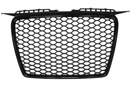 Grila Centrala compatibil cu AUDI A3 8P 2004-2007 RS Design Negru Lucios