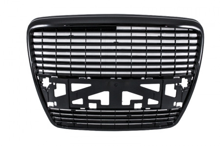 Grila Centrala compatibil cu AUDI A6 4F 4F2 Sedan Avant (2004-2011) Negru