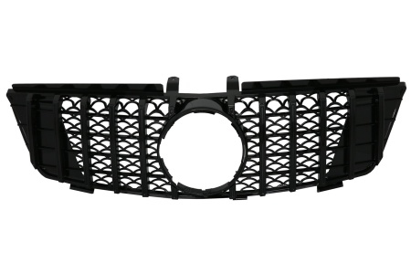 Grila centrala compatibila cu ML W164 2008-2011 GT-R Panamericana Design Negru