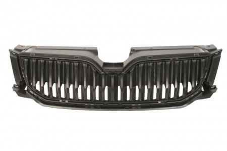 Grila centrala compatibila cu SKODA OCTAVIA 3 III 2012-2016, negru, fara rama cromata
