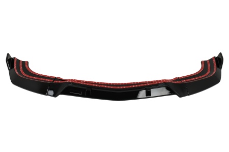 Prelungire Bara Fata compatibil cu Mercedes C-Class W204 Sport Line Facelift (2011-2015) Negru Lucios