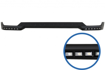 Prelungire Bara Fata LED DRL compatibil cu Mercedes G-Class W463 1989-2017 Negru Design