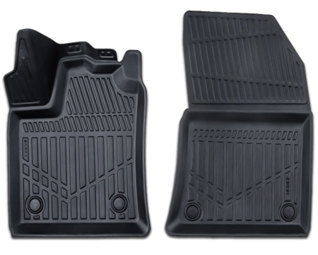 Set 2 covorase auto cauciuc pentru fata Renault Express 2021->, forma tavita 3D