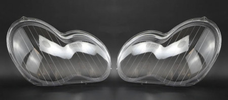 Set 2 sticle faruri pentru Mercedes C-Class W203 (2001 - 2007)