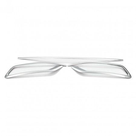 Set 3 ornamente inox bara si evacuare spate VW PASSAT B8.5 2019->