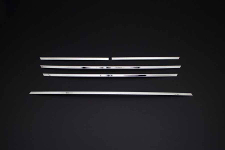 Set 5 ornamente inox grila centrala FORD CUSTOM, TRANSIT CUSTOM 2012-2018