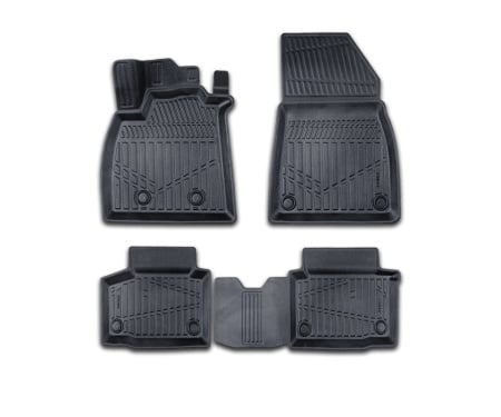 Set covorase auto cauciuc DACIA Duster 3 III 2024-> Mild Hybrid 4x4, forma tavita 3D