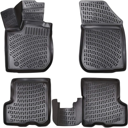 Set covorase auto cauciuc Dacia Logan II 2012-2020 forma tavita