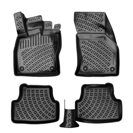 Set covorase auto cauciuc Seat Leon 3 2012-2020 forma tavita