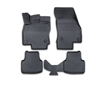 Set covorase auto cauciuc VW GOLF 7 VII 2012-2020, forma tavita 3D