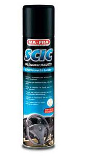 Spray bord cu silicon efect mediu lucios, parfumat, 600ml, MAFRA SCIC BLUE
