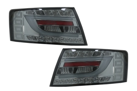 Stopuri LED compatibil cu Audi A6 C6 4F Sedan 2004-2008 6-PIN Fumuriu