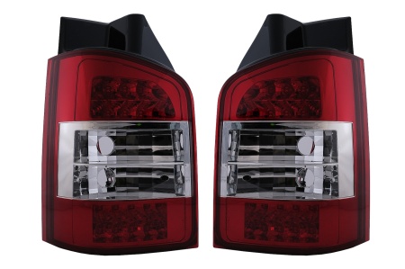 Stopuri LED Rosu Clar compatibile cu VW Transporter T5 2010-2015 Crom