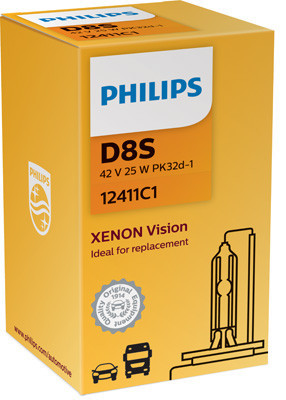Bec Auto Xenon Philips D8S 42V 25W PK32D-1 Vision