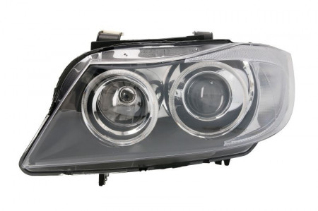 Far Dreapta D1S/H7, electric, cu motor, culoare insert negru, culoare semnalizator transparent compatibil BMW seria 3 E90, seria 3 E91 2008-2012