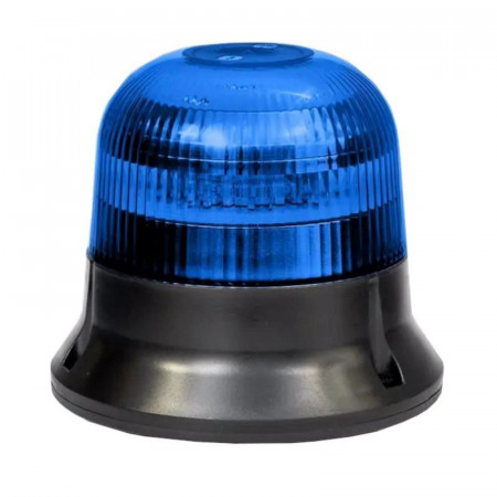 Girofar albastru 12/24V, 9 LED-uri, prindere cu 3 suruburi, Fristom