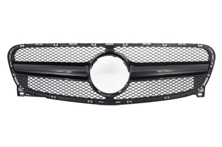 Grila Centrala compatibil cu Mercedes GLA-Class X156 (2014-2016) GLA45 Design Finisaj Negru