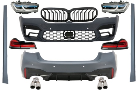 Pachet Exterior Complet compatibil BMW Seria 5 G30 2017-2019 Conversie la G30 M5 LCI 2020 Design