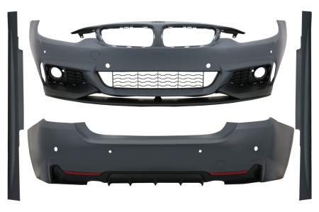 Pachet Exterior Complet compatibil cu BMW Seria 4 F32, F33, F36 2013-> M-Performance Design Coupe Cabrio