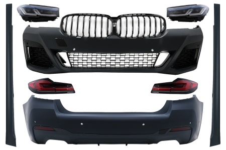 Pachet Exterior Complet compatibil cu BMW Seria 5 G30 2017-2019 M-Tech Conversie la G30 LCI 2020 Design