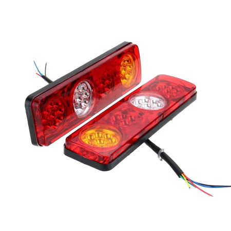 Set 2 Auto LED Lampi Spate , Universale, 4 Functii, Remorca, Camion, Trailer, 12V