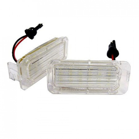 Set 2 lampi numar led Ford Focus II FL 2008-2010, Focus MK3 2011-2018, Fiesta 2008-2017, Mondeo IV 2007-2015, Mondeo V 2015->