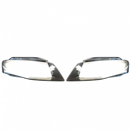 Set 2 sticle faruri pentru Audi A4 B8 Non Facelift 2008 - 2011