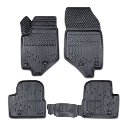 Set covorase auto cauciuc Opel Corsa F 2019->, Opel Mokka 2020->, forma tavita 3 D