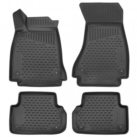 Set covorase auto tip tavita Audi A4 B9 2016->, culoare negru