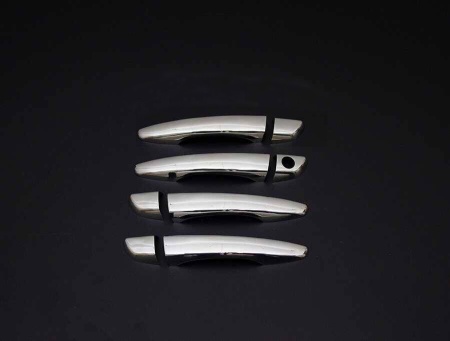 Set ornamente cromate manere portiere compatibile Opel Vivaro C 2019->, Opel Corsa F 2019->, Combo E 2018->, Crossland X 2017->, Grandland X 2017->