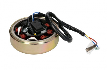 Stator cu roata magnetica cu 8 bobine pentru scutere 4T GY6
